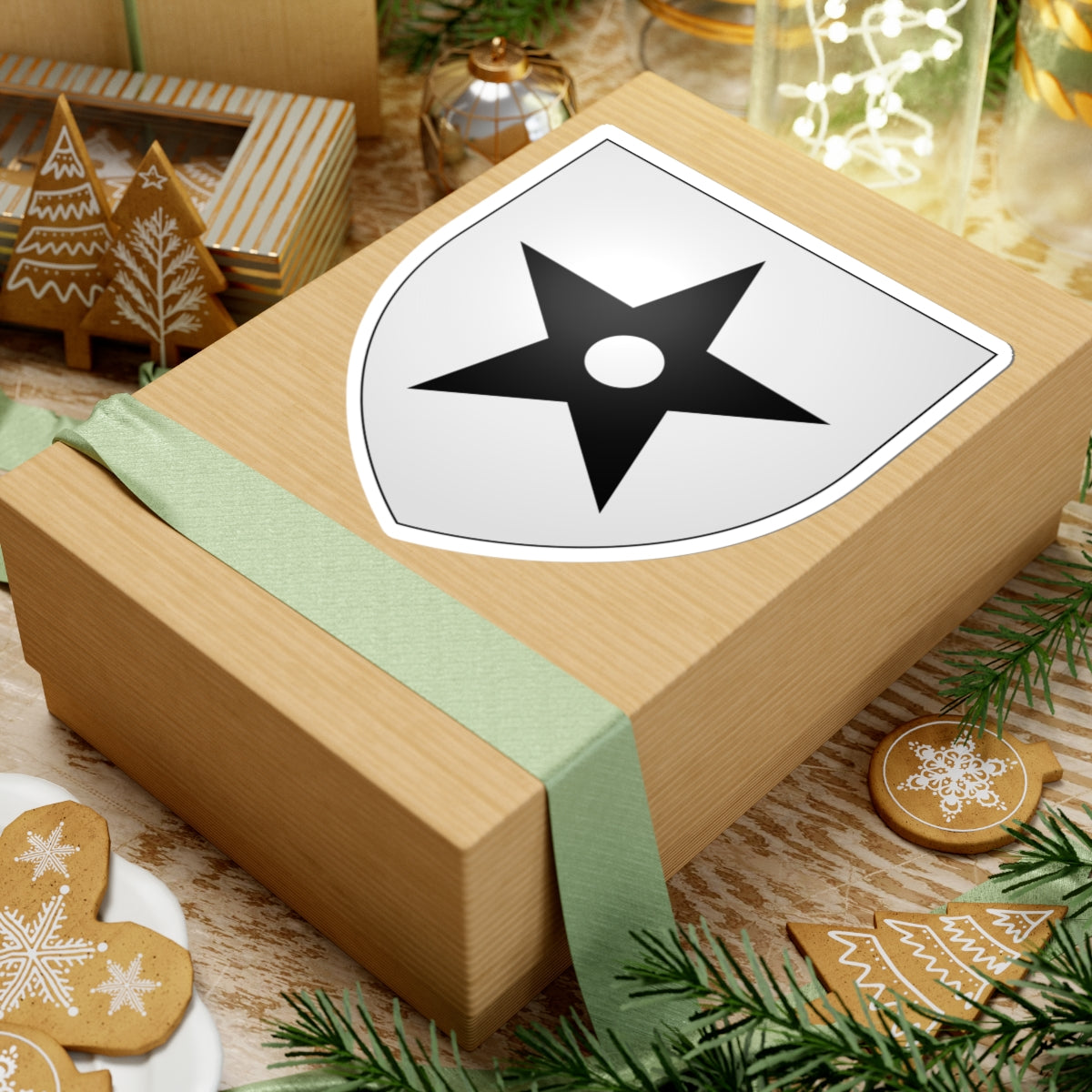 Armorial Assheton of Downham Hall Barons Clitheroe (England) (Coat of Arms) STICKER Vinyl Kiss-Cut Decal