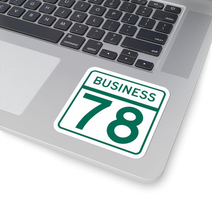 MD Route 78 Business (Maryland) (Road Sign) STICKER Vinyl Kiss-Cut Decal