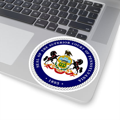 Seal of the Superior Court of Pennsylvania - STICKER Vinyl Kiss-Cut Decal