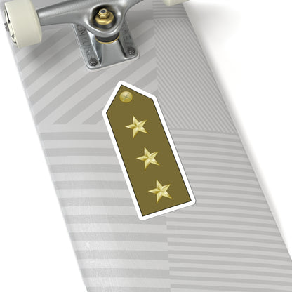 EgyptianArmyInsignia Captain (Egypt) (Military Rank) STICKER Vinyl Kiss-Cut Decal