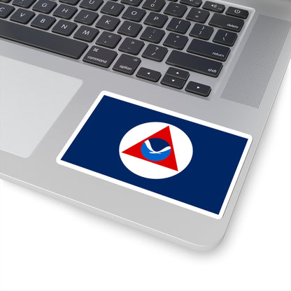 National Oceanic and Atmospheric Administration Flag - STICKER Vinyl Kiss-Cut Decal