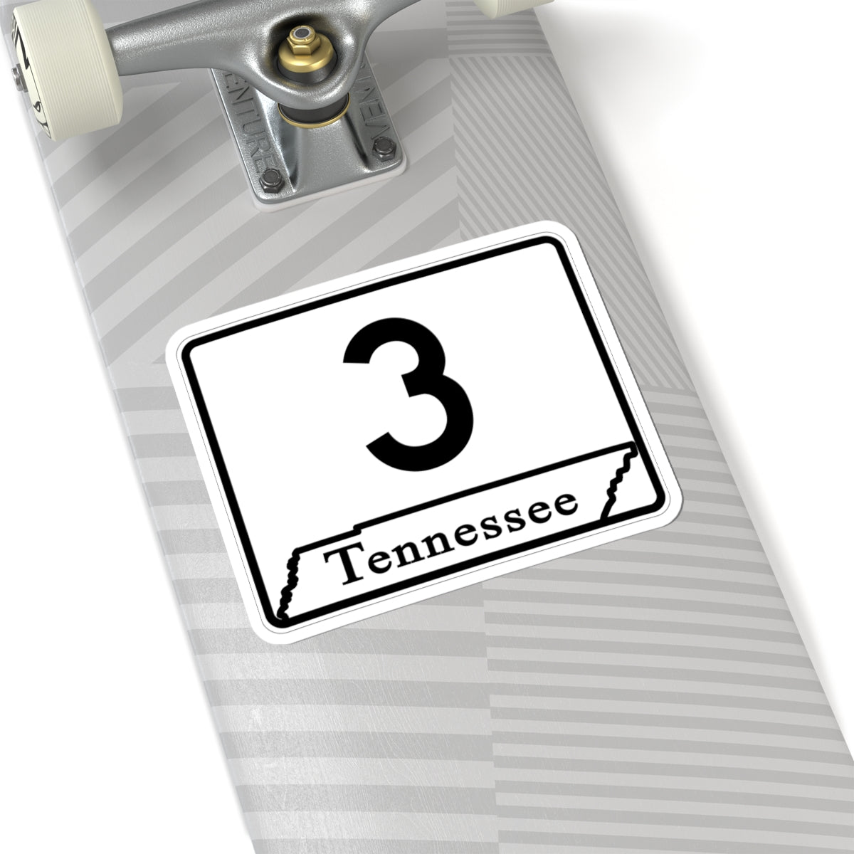 Tennessee 3 (Tennessee) (Road Sign) STICKER Vinyl Kiss-Cut Decal