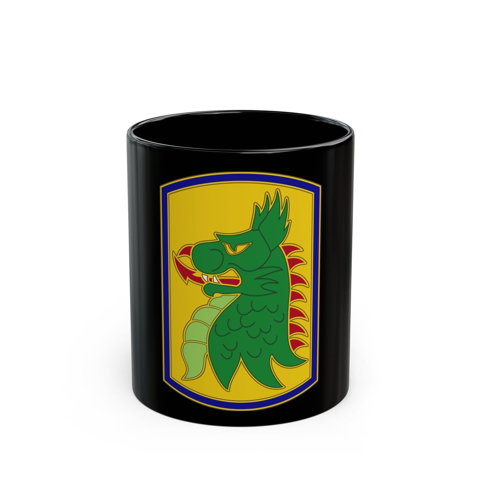 455 Chemical Brigade (U.S. Army) Black Coffee Mug-11oz-The Sticker Space