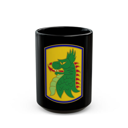 455 Chemical Brigade (U.S. Army) Black Coffee Mug-15oz-The Sticker Space