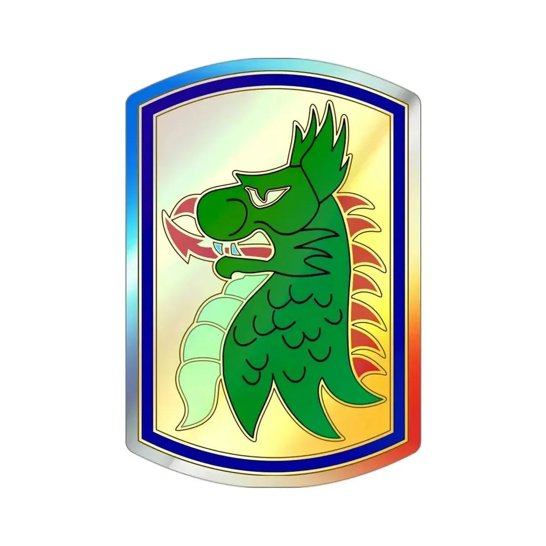 455 Chemical Brigade (U.S. Army) Holographic STICKER Die-Cut Vinyl Decal 3 Inch Holographic - The Sticker Space