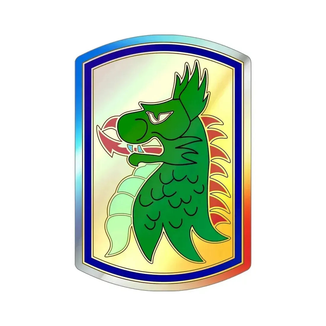 455 Chemical Brigade (U.S. Army) Holographic STICKER Die-Cut Vinyl Decal 6 Inch Holographic - The Sticker Space