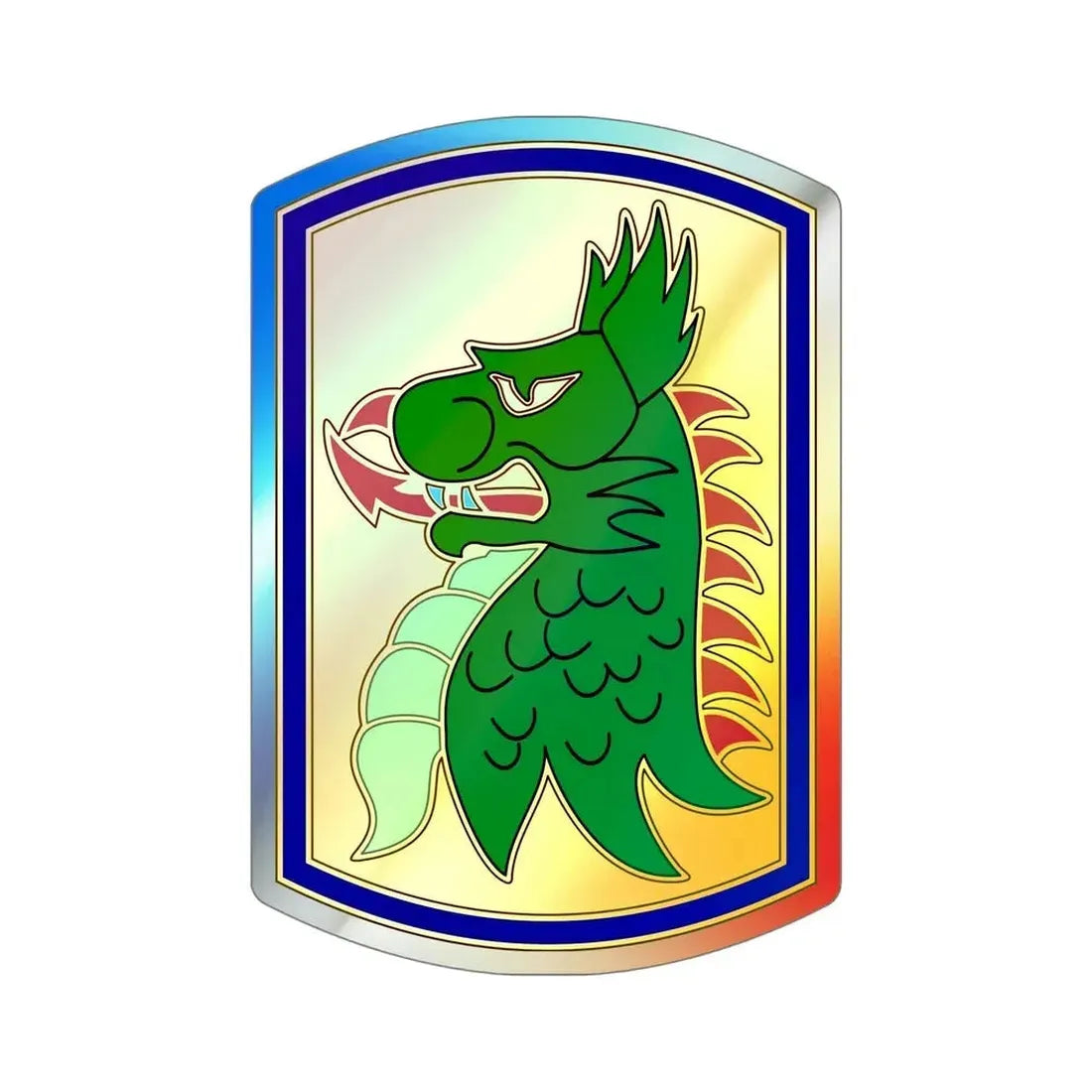 455 Chemical Brigade (U.S. Army) Holographic STICKER Die-Cut Vinyl Decal - The Sticker Space