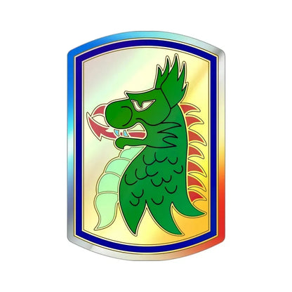 455 Chemical Brigade (U.S. Army) Holographic STICKER Die-Cut Vinyl Decal - The Sticker Space