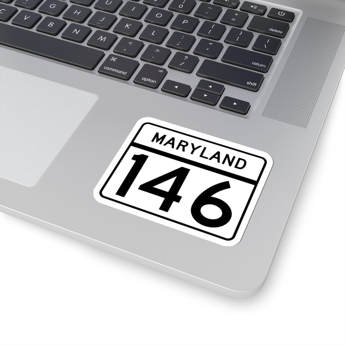 MD Route 146 (Maryland) (Road Sign) STICKER Vinyl Kiss-Cut Decal