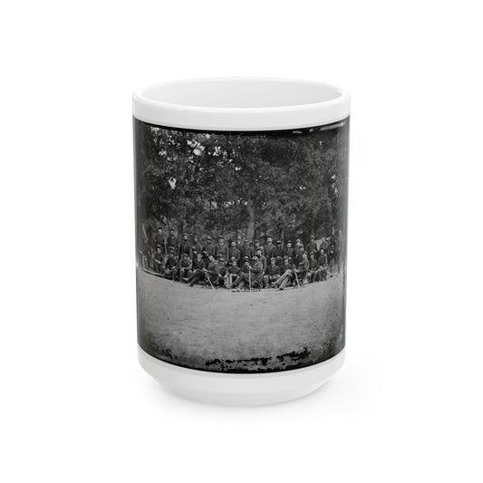 Bealeton, Virginia. Company A, 93d New York Infantry (U.S. Civil War) White Coffee Mug