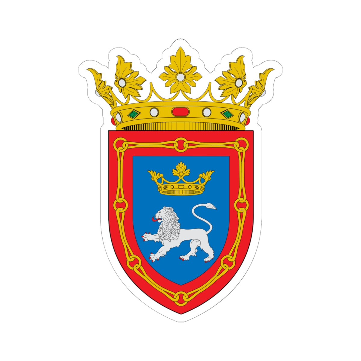 Escudo de Pamplona Colombia (Colombia) (Coat of Arms) STICKER Vinyl Kiss-Cut Decal