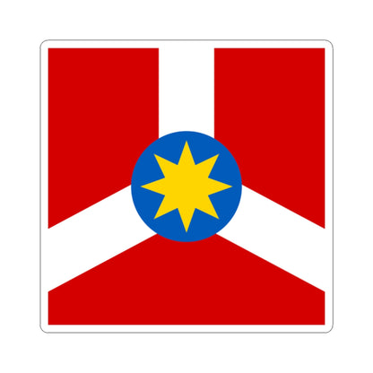 Berezhany Vinnytsia Oblast flag (Ukraine) STICKER Vinyl Kiss-Cut Decal