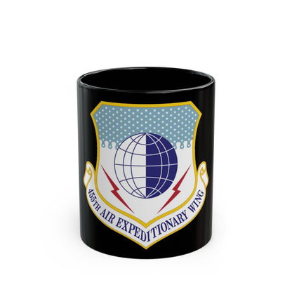 455th Air Expeditionary Wing (U.S. Air Force) Black Coffee Mug-11oz-The Sticker Space