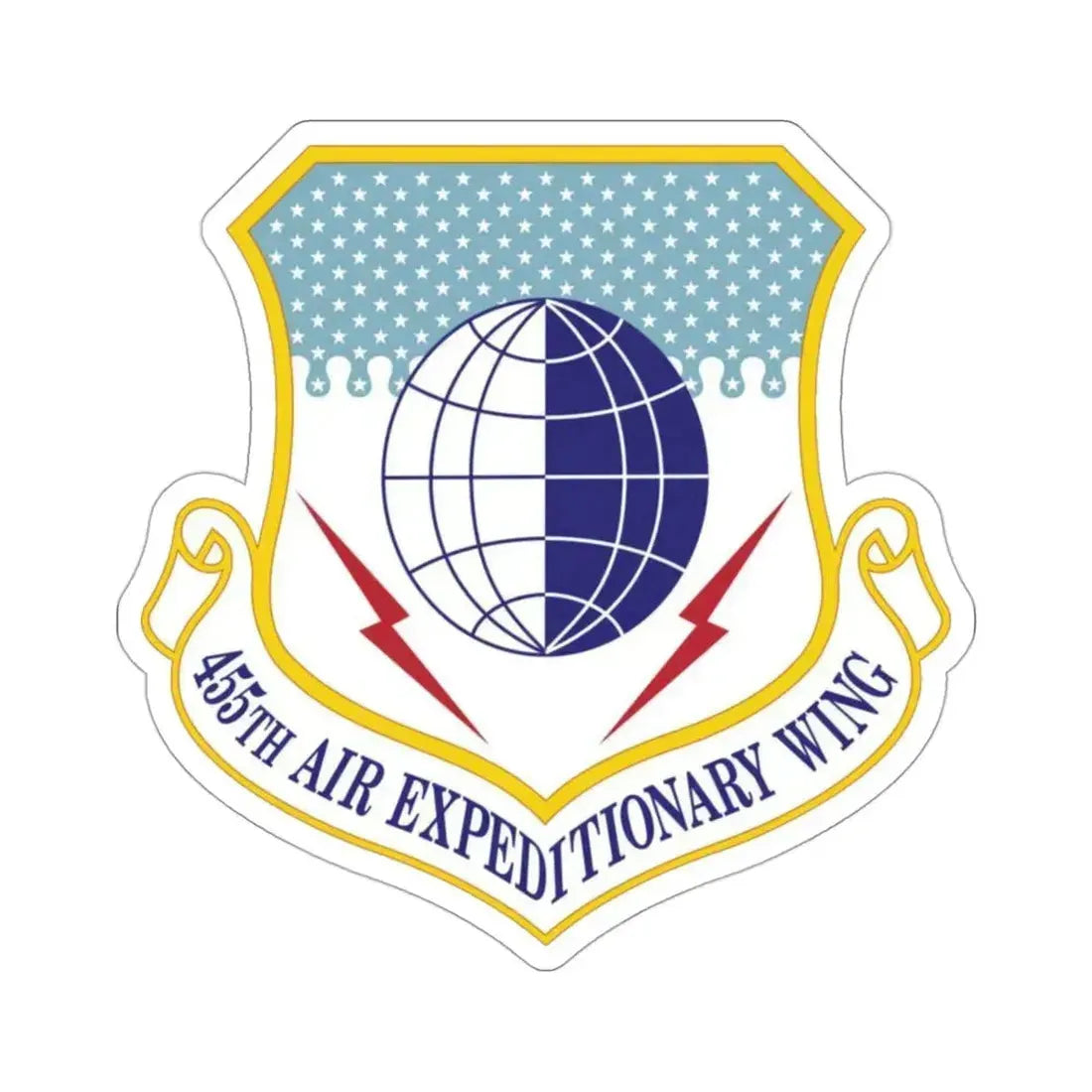 455th Air Expeditionary Wing (U.S. Air Force) STICKER Vinyl Die-Cut Decal 3 Inch - The Sticker Space