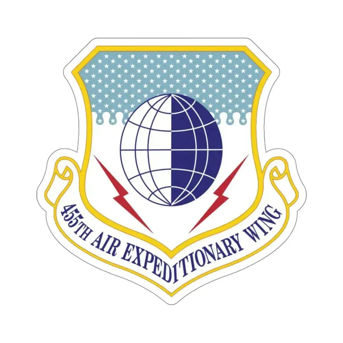 455th Air Expeditionary Wing (U.S. Air Force) STICKER Vinyl Die-Cut Decal 5 Inch - The Sticker Space