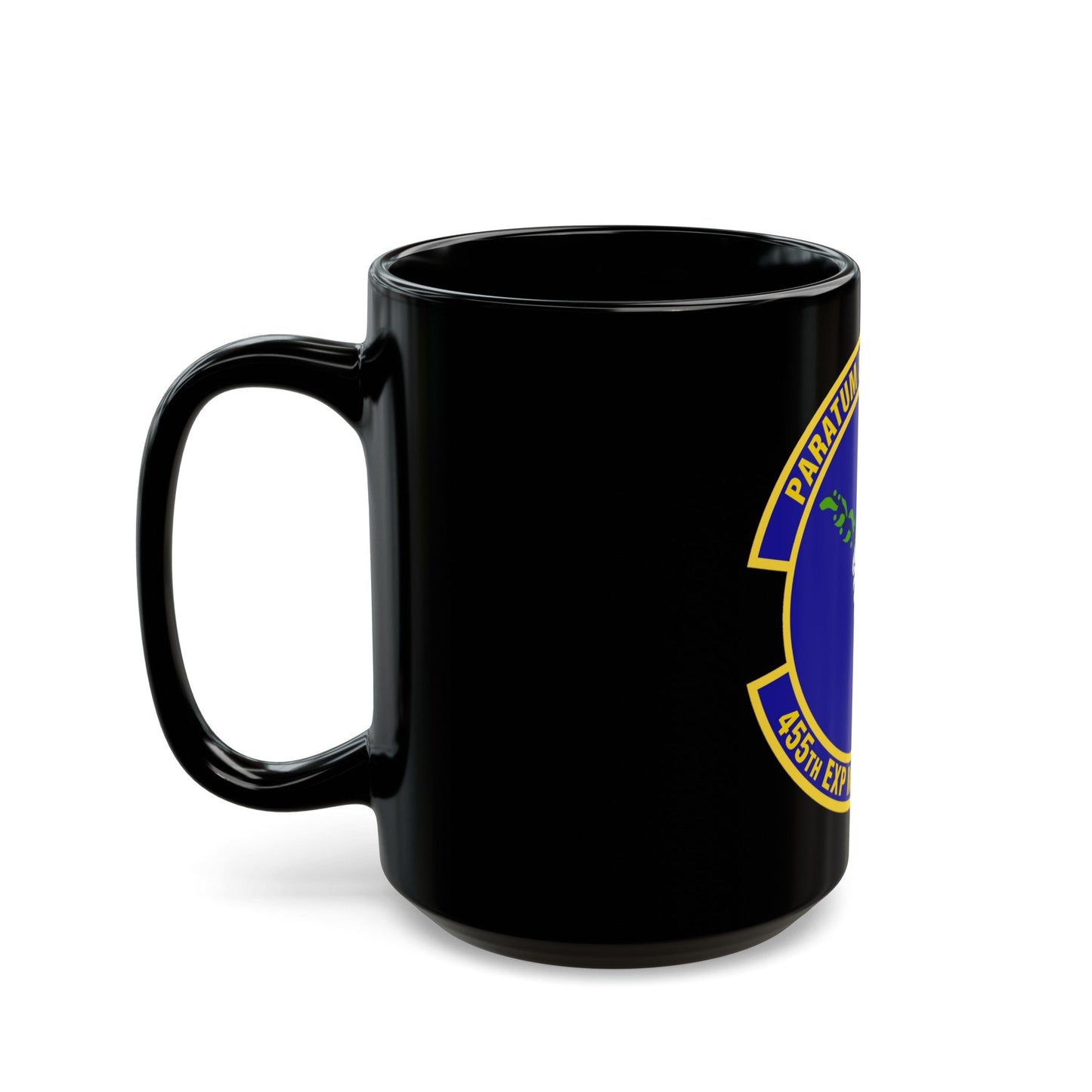 455th Expeditionary Maintenance Squadron (U.S. Air Force) Black Coffee Mug-The Sticker Space