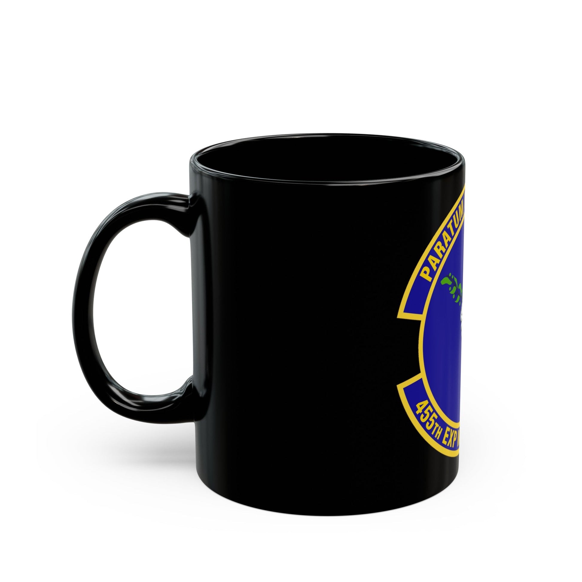 455th Expeditionary Maintenance Squadron (U.S. Air Force) Black Coffee Mug-The Sticker Space