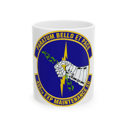 455th Expeditionary Maintenance Squadron (U.S. Air Force) White Coffee Mug-11oz-The Sticker Space