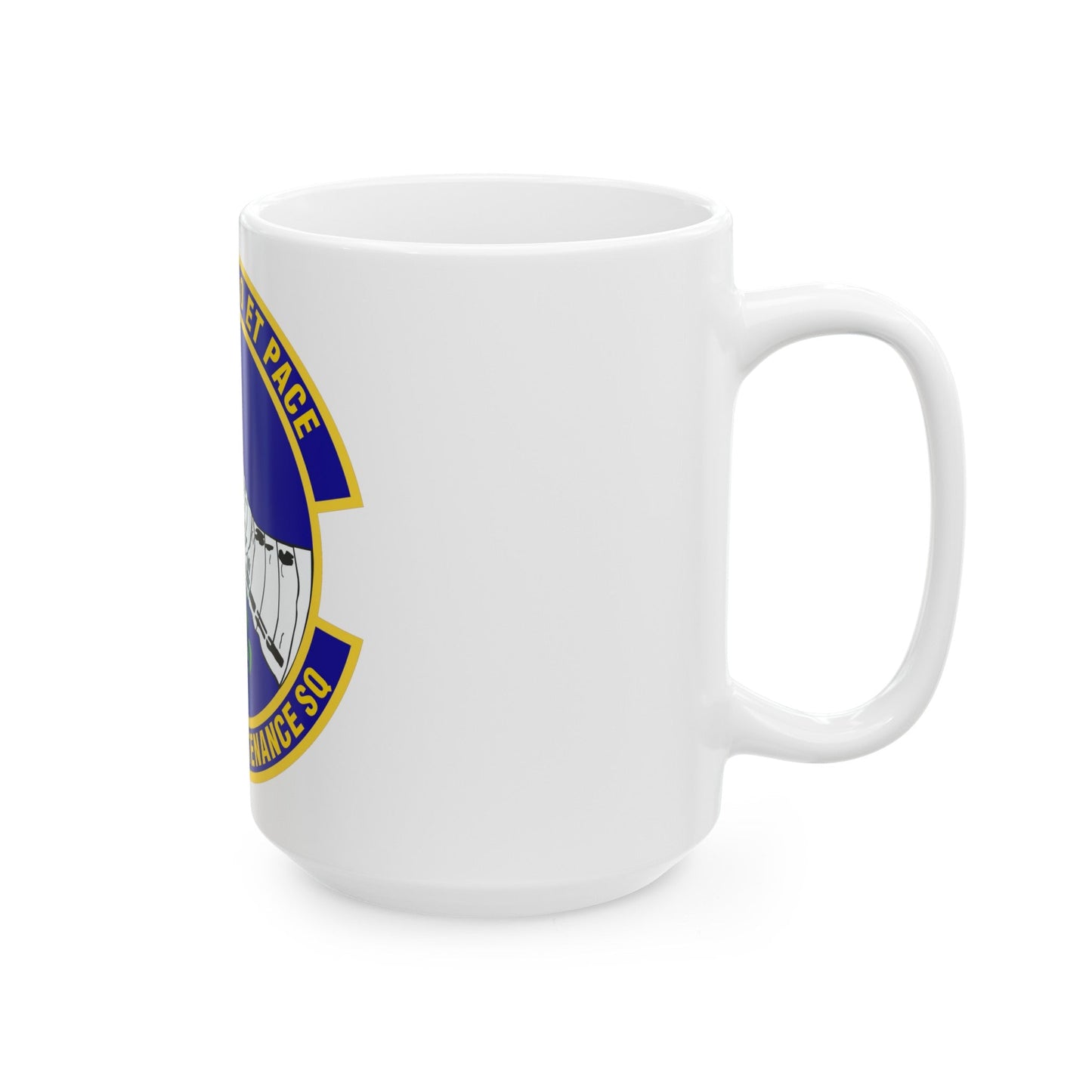 455th Expeditionary Maintenance Squadron (U.S. Air Force) White Coffee Mug-The Sticker Space