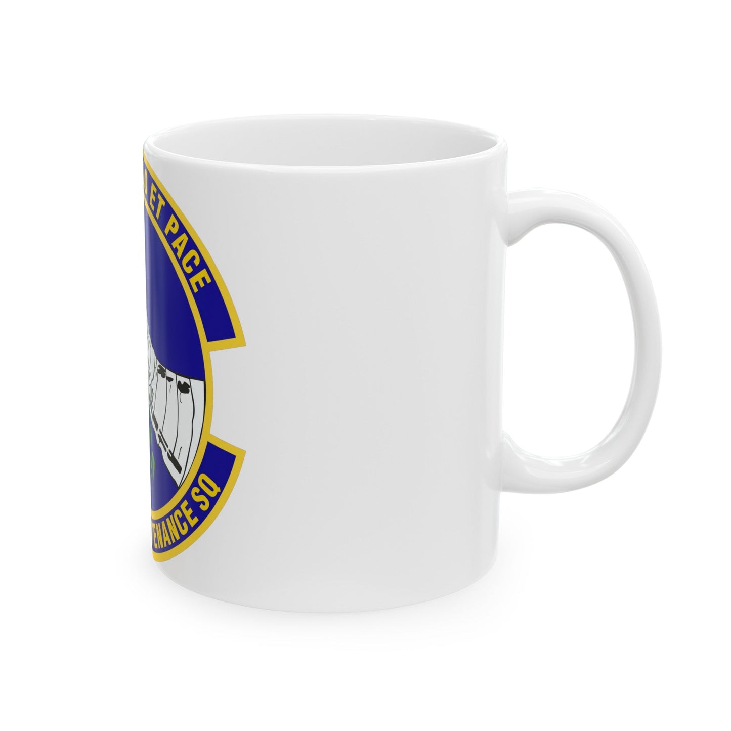 455th Expeditionary Maintenance Squadron (U.S. Air Force) White Coffee Mug-The Sticker Space