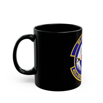 455th Expeditionary Medical Support Squadron (U.S. Air Force) Black Coffee Mug-The Sticker Space