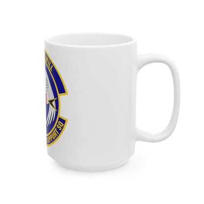 455th Expeditionary Medical Support Squadron (U.S. Air Force) White Coffee Mug-The Sticker Space