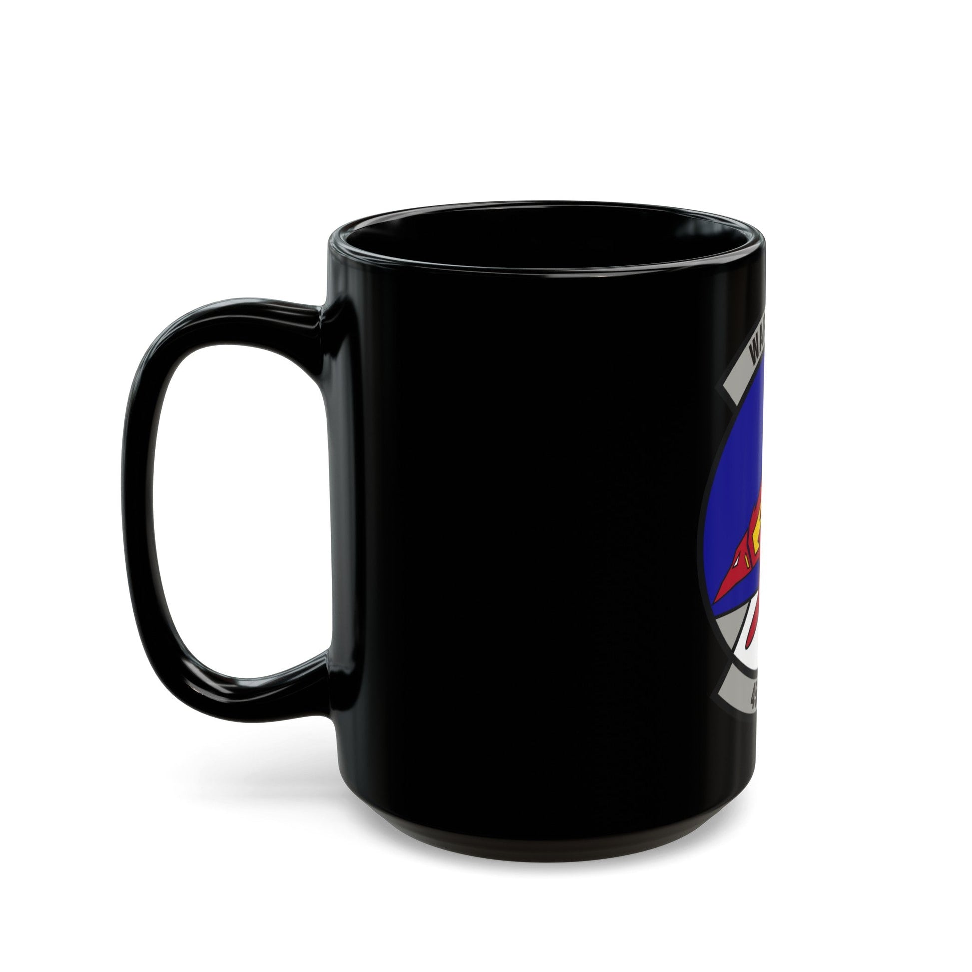 455th Expeditionary Operations Support Squadron (U.S. Air Force) Black Coffee Mug-The Sticker Space