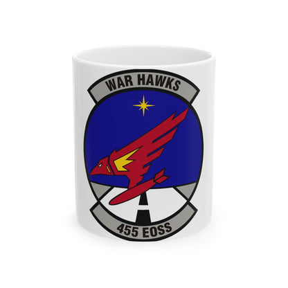 455th Expeditionary Operations Support Squadron (U.S. Air Force) White Coffee Mug-11oz-The Sticker Space