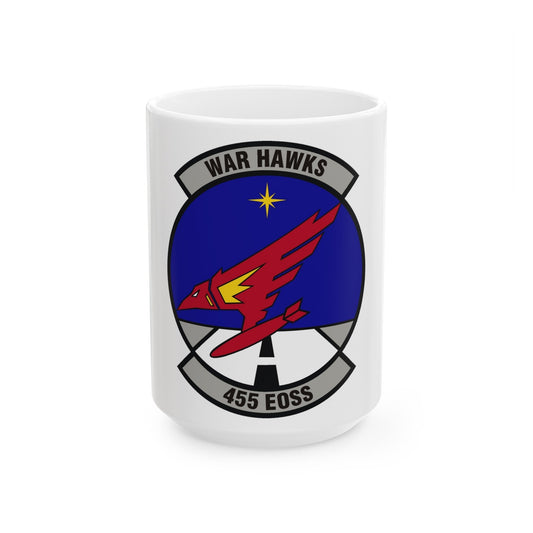 455th Expeditionary Operations Support Squadron (U.S. Air Force) White Coffee Mug-15oz-The Sticker Space