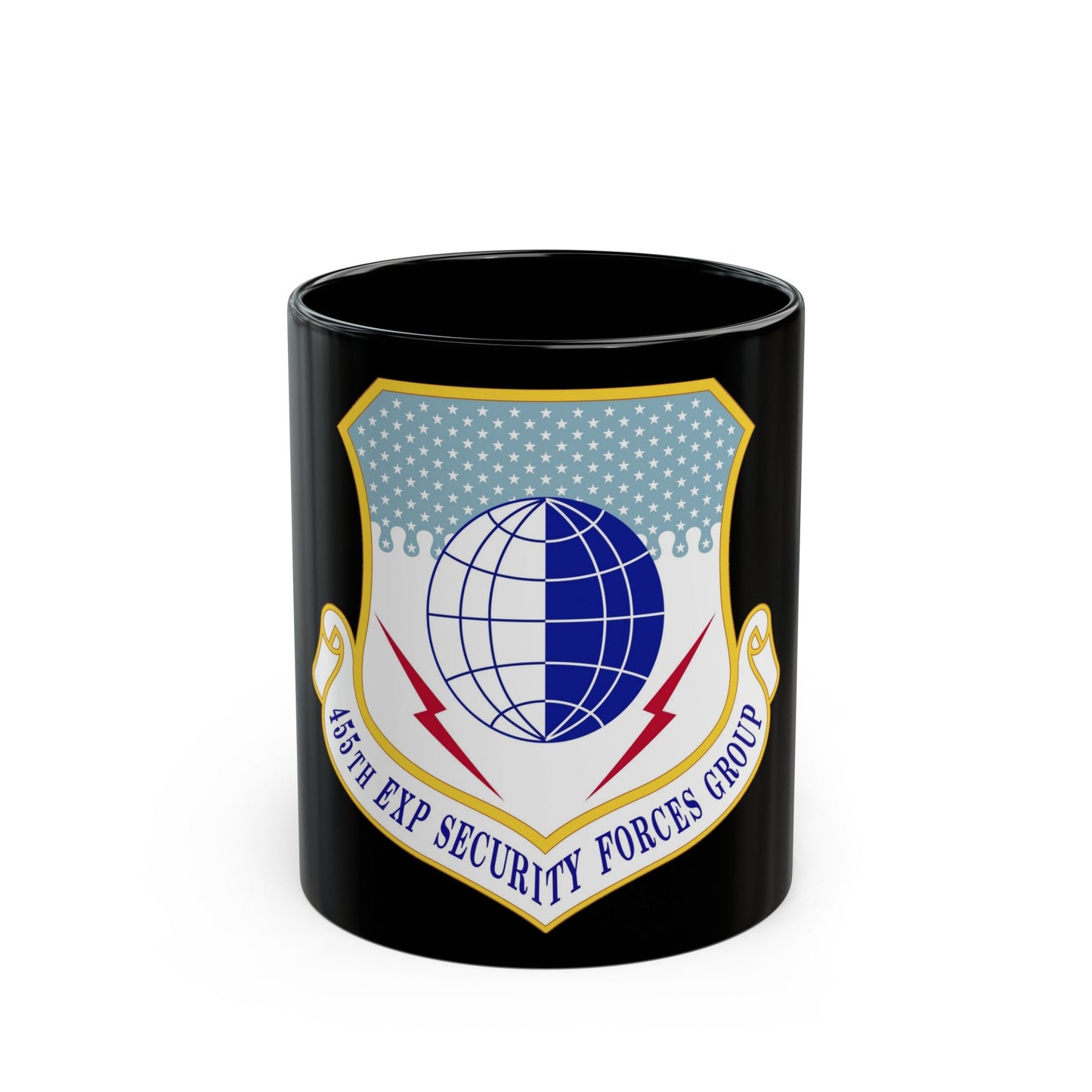 455th Expeditionary Security Forces Group (U.S. Air Force) Black Coffee Mug-11oz-The Sticker Space