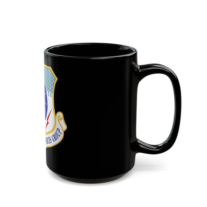 455th Expeditionary Security Forces Group (U.S. Air Force) Black Coffee Mug-The Sticker Space