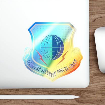 455th Expeditionary Security Forces Group (U.S. Air Force) Holographic STICKER Die-Cut Vinyl Decal-The Sticker Space