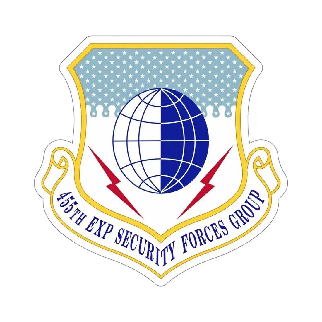 455th Expeditionary Security Forces Group (U.S. Air Force) STICKER Vinyl Die-Cut Decal - The Sticker Space