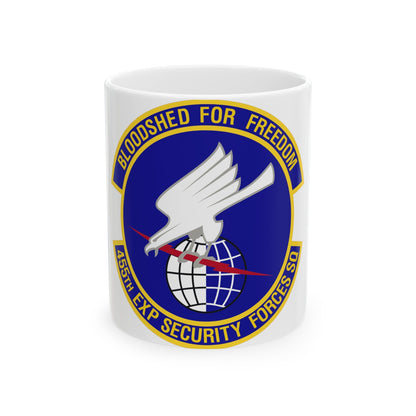 455th Expeditionary Security Forces Squadron (U.S. Air Force) White Coffee Mug-11oz-The Sticker Space