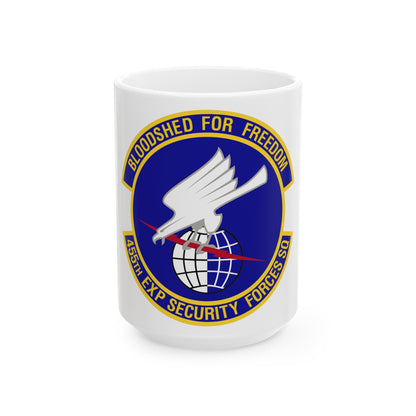 455th Expeditionary Security Forces Squadron (U.S. Air Force) White Coffee Mug-15oz-The Sticker Space