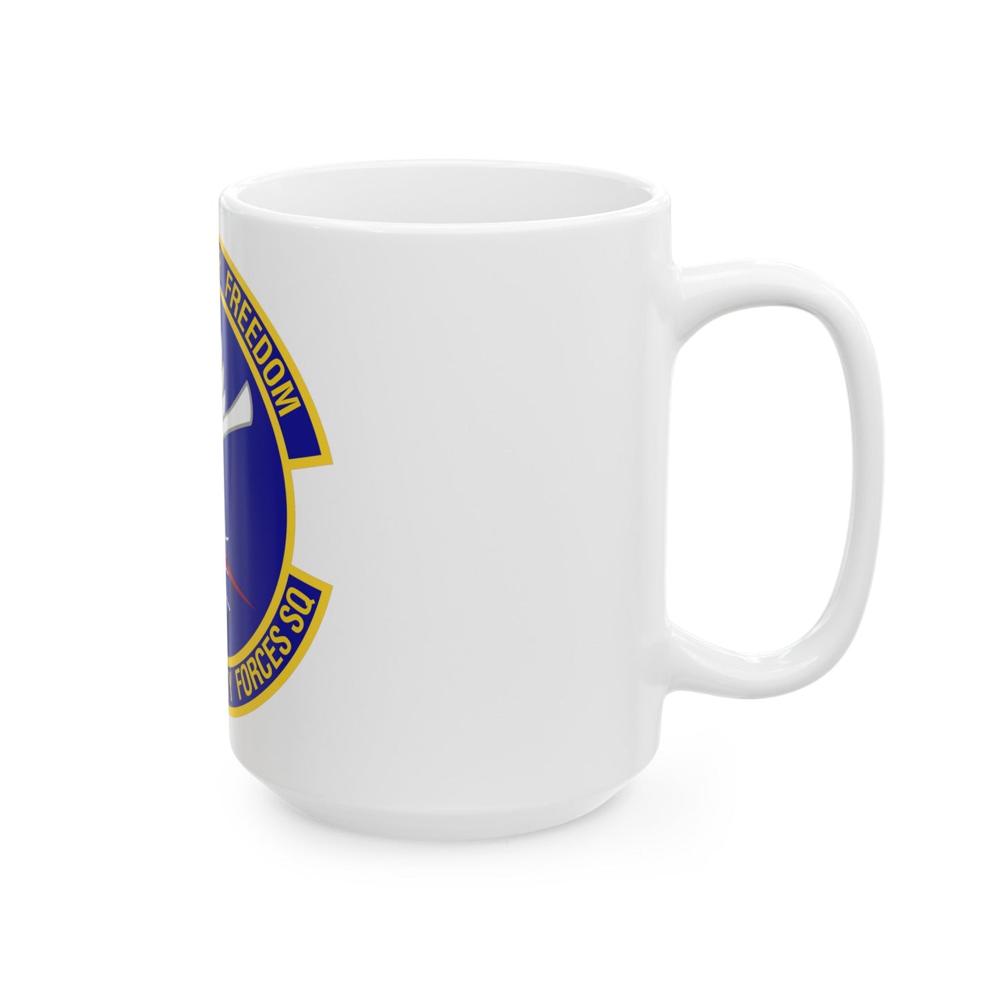 455th Expeditionary Security Forces Squadron (U.S. Air Force) White Coffee Mug-The Sticker Space