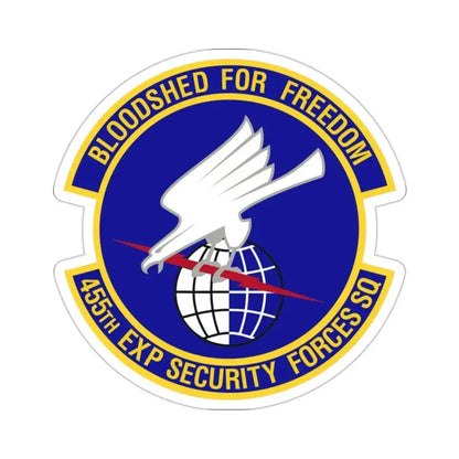 455th Expeditionary Security Forces Squadron (U.S. Air Force) STICKER Vinyl Die-Cut Decal - The Sticker Space