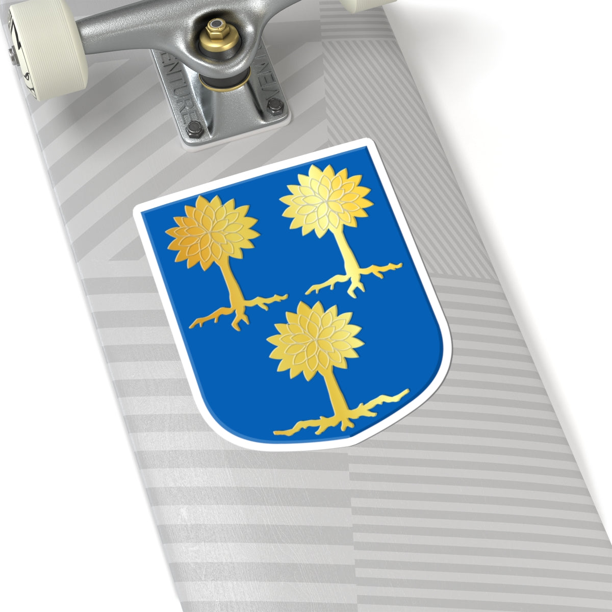 Ambt Delden wapen (Netherlands) (Coat of Arms) STICKER Vinyl Kiss-Cut Decal