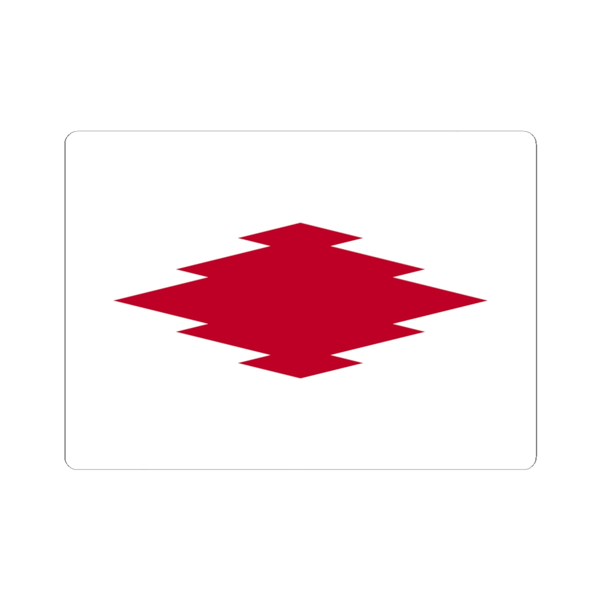 Flag of Shibata Niigata (Japan) STICKER Vinyl Kiss-Cut Decal