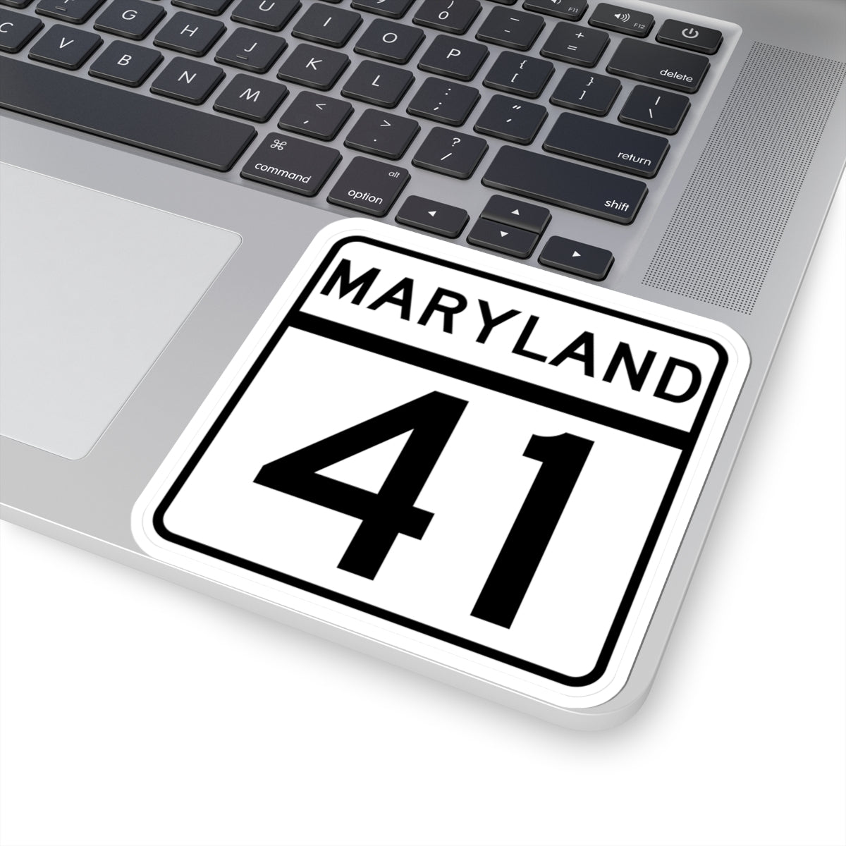 MD Route 41 (Maryland) (Road Sign) STICKER Vinyl Kiss-Cut Decal