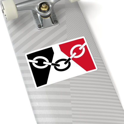 Black Country Flag (England) STICKER Vinyl Kiss-Cut Decal