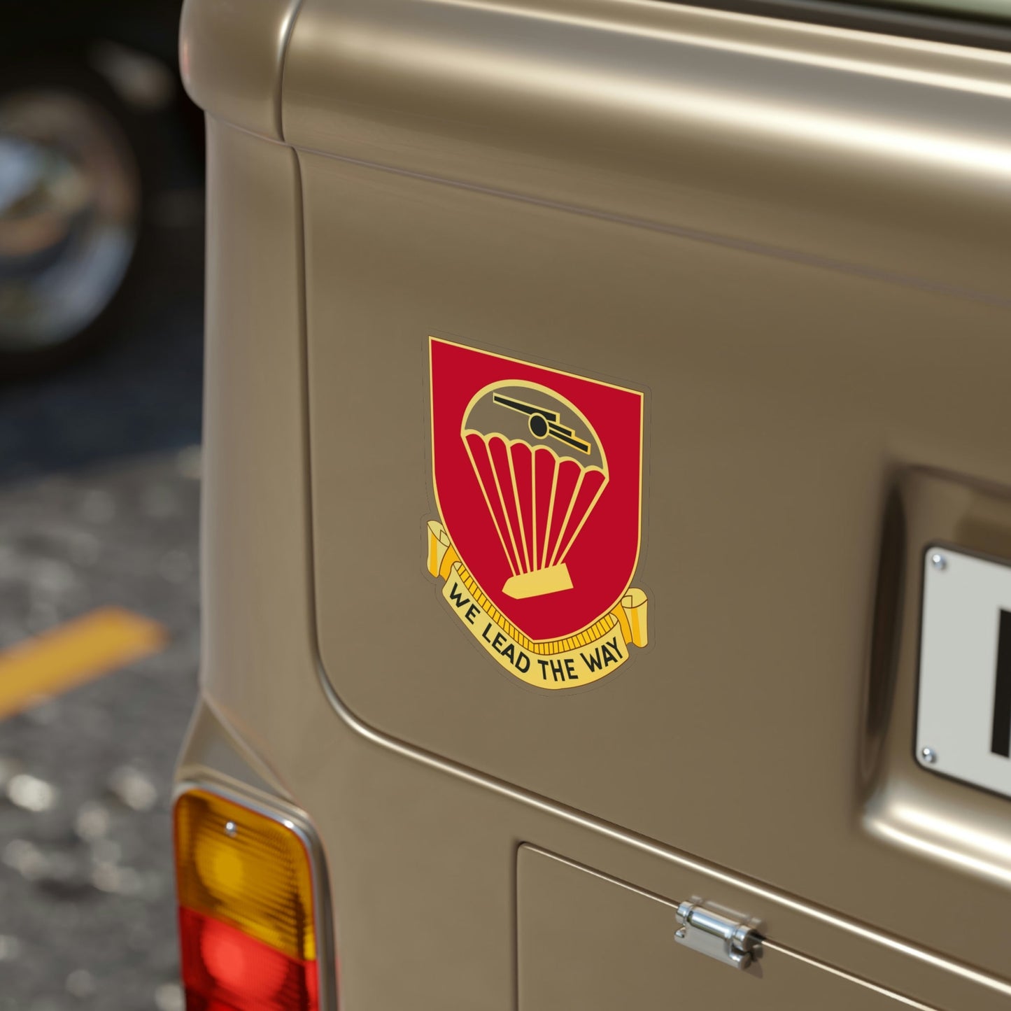 456th Airborne Field Artillery Battalion (U.S. Army) Transparent STICKER Die-Cut Vinyl Decal-The Sticker Space