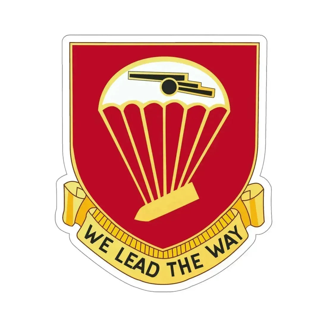 456th Airborne Field Artillery Battalion (U.S. Army) STICKER Vinyl Die-Cut Decal 5 Inch - The Sticker Space