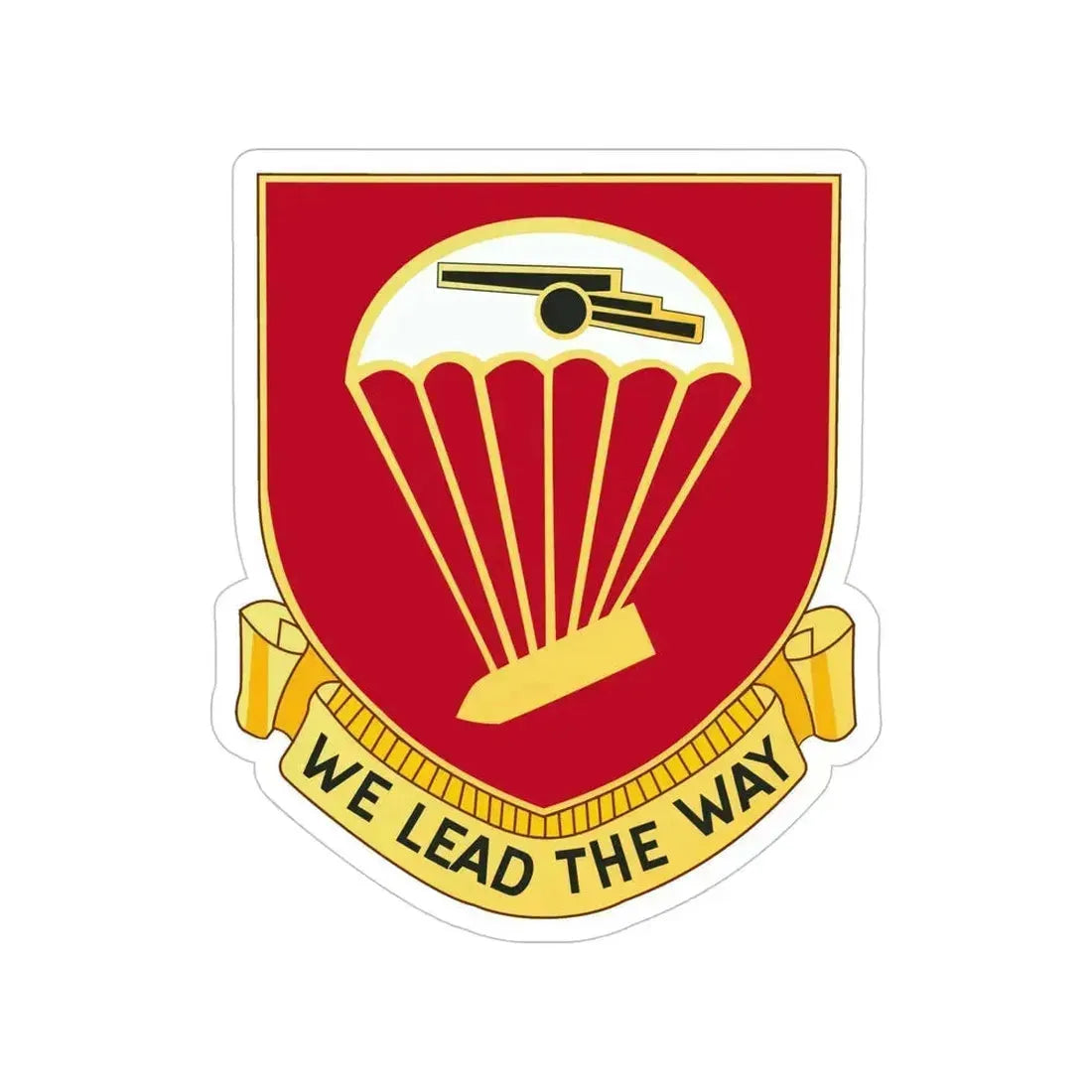 456th Airborne Field Artillery Battalion (U.S. Army) Transparent STICKER Die-Cut Vinyl Decal 5 Inch - The Sticker Space