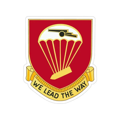 456th Airborne Field Artillery Battalion (U.S. Army) Transparent STICKER Die-Cut Vinyl Decal 5 Inch - The Sticker Space