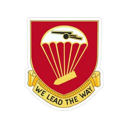 456th Airborne Field Artillery Battalion (U.S. Army) Transparent STICKER Die-Cut Vinyl Decal - The Sticker Space
