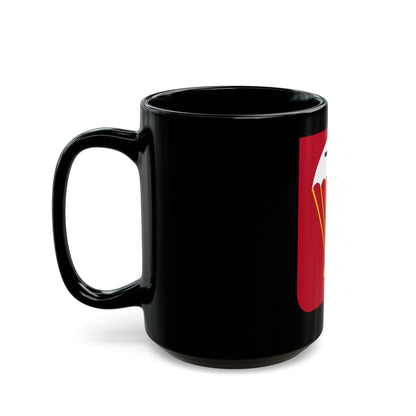 456th Airborne Field Artillery Battalion v2 (U.S. Army) Black Coffee Mug-The Sticker Space