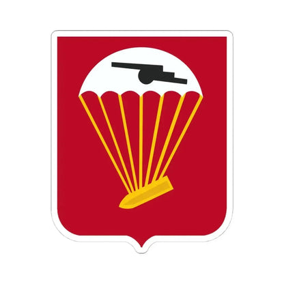 456th Airborne Field Artillery Battalion v2 (U.S. Army) STICKER Vinyl Kiss-Cut Decal 4 Inch White - The Sticker Space