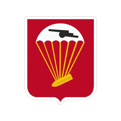 456th Airborne Field Artillery Battalion v2 (U.S. Army) Transparent STICKER Die-Cut Vinyl Decal 2 Inch - The Sticker Space