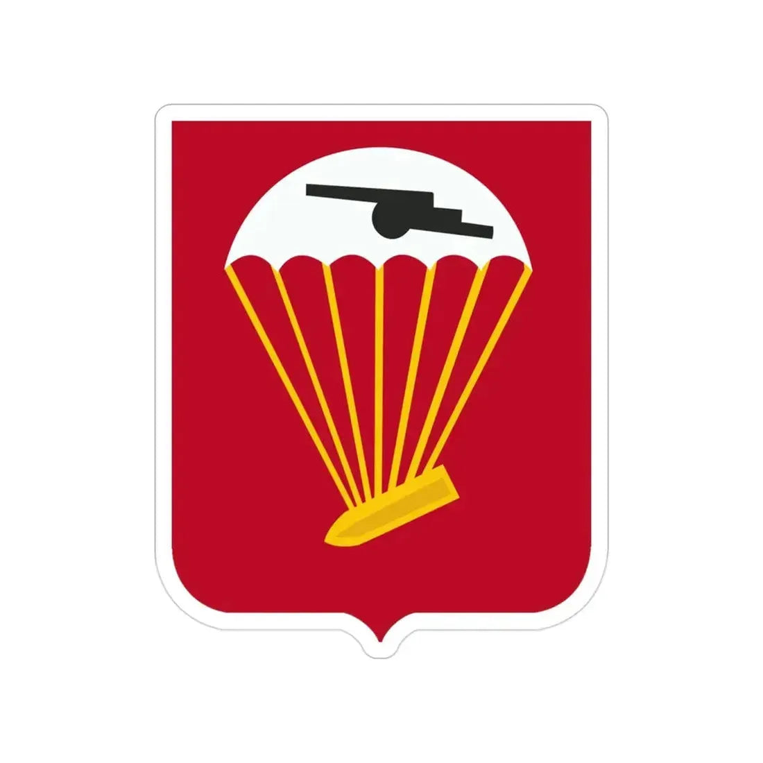 456th Airborne Field Artillery Battalion v2 (U.S. Army) Transparent STICKER Die-Cut Vinyl Decal - The Sticker Space